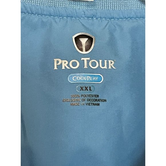 Pro Tour Cool Play V Neck Long Sleeve Pullover Windbreaker Jacket XXL - Picture 5 of 7